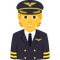 Pilot emoji on Emojione